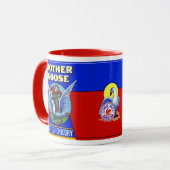 Muttergoose-Kaffee und Chicoroer Tasse (Vorderseite Links)