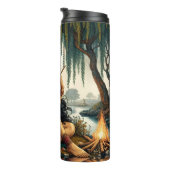 Muttergott, Adler, Riverside Calm Thermosbecher (Nach rechts gedreht)