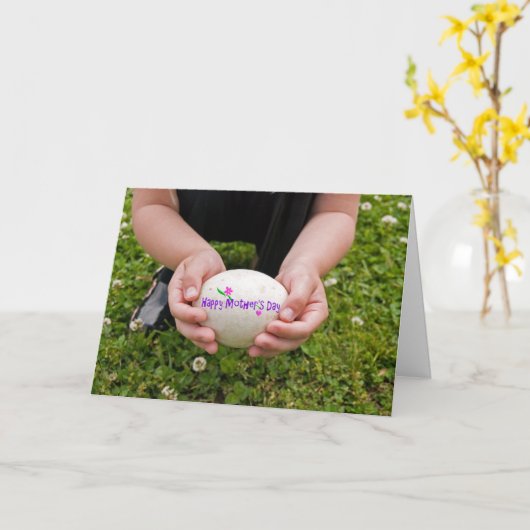 Muttergottes Ei Karte (Gelbe Blume)