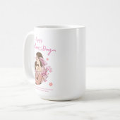 "Muttergottes Embrace - Gute Muttertagskunst" Kaffeetasse (Vorderseite Links)