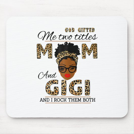 Muttergottes gab Mama und Gigi Geburtstag Mousepad (Vorne)