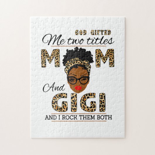 Muttergottes gab Mama und Gigi Geburtstag Puzzle (Vertikal)