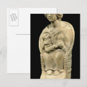 Muttergottheit, aus Macon, Burgund Postkarte (Vorne/Hinten)