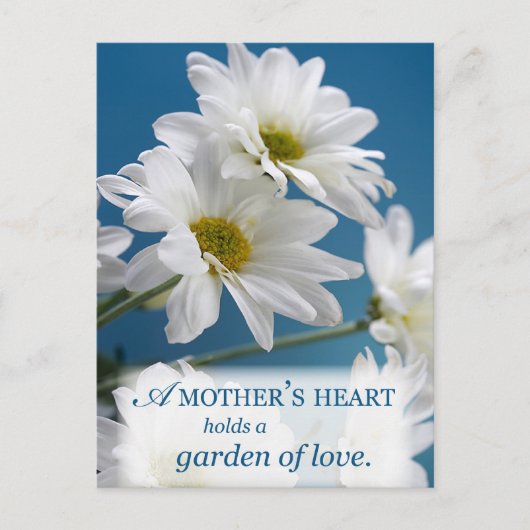 Mutterherz: Der Garten der Liebe Postkarte (Vorderseite)