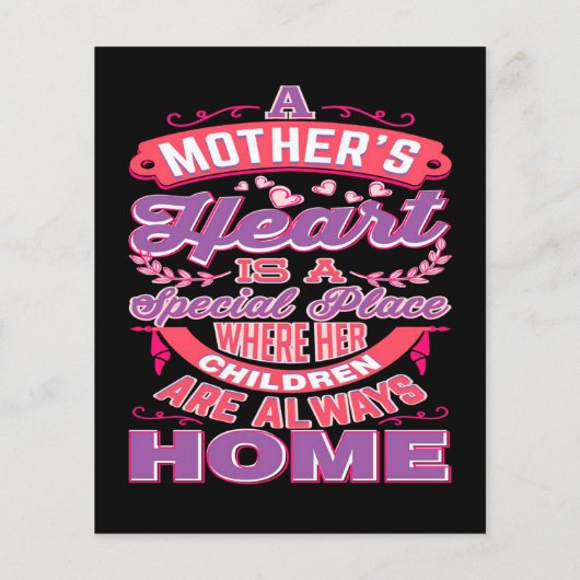 Mutterherz Flyer (Hinten)