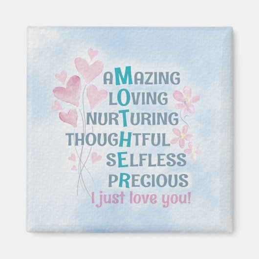 Mutterherz Magnet (Vorne)