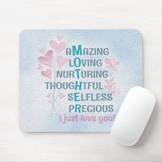 Mutterherz Mousepad (Mit Mouse)