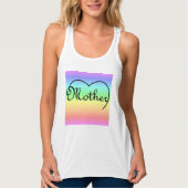 Mutterherzenregenbogen Tank Top (Vorderseite)