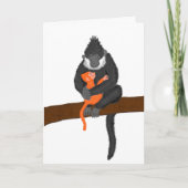 Mutterkarte für Mutter und Affe Karte (Vorderseite)