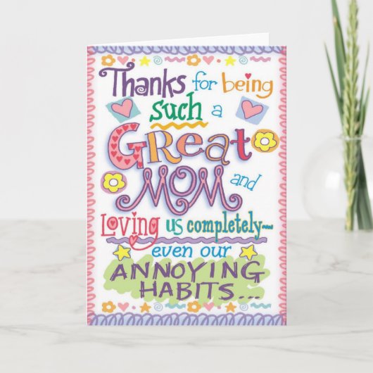 Mütterkarten Karte (Vorderseite)