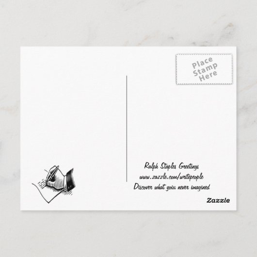 Mutterkarten zum Geburtstag Postkarte (Rückseite)