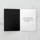 Mutterkatze und Kitten Karte (Innenseite)