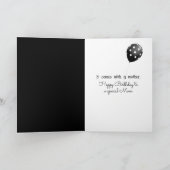 Mutterkatze und Kitten zum Geburtstag Karte (Innenseite)