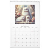 Mutterkatzen mit Kätzchen Wandkalender 2027 (Jan 2027)