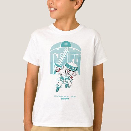 Mutterkid mit Schwert T-Shirt (Vorderseite)