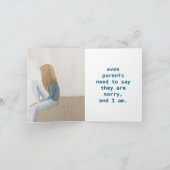 MUTTERKINDER - SORRY CARD KARTE (Innenseite)