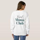Mütterklub Calligraphie Monogram Sweatshirt (Schwarz voll)