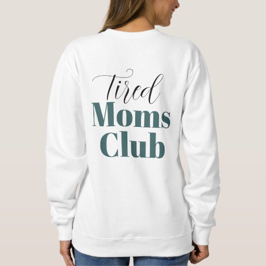 Mütterklub Calligraphie Monogram Sweatshirt (Rückseite)