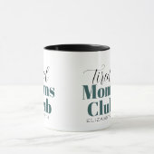 Mütterklub Kalligraphie-Monogramm-Tasse Tasse (Zentrum)