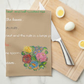 Mutterkohlrollen Geschirrtuch (Viertel Falte)