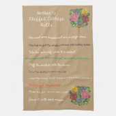 Mutterkohlrollen Geschirrtuch (Vertikal)