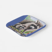 Mutterkorb, Baby & Toyota, viereckige Papiertüte Pappteller (Gewinkelt)