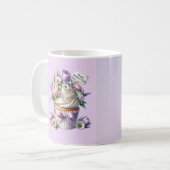 Mutterkuchen mit Blume Kaffeetasse (Vorderseite Links)