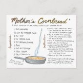 Mutterkuchen Rezept Postkarte (Vorderseite)