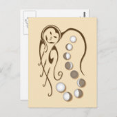 Mutterkugel: Sister Moon Postcard Postkarte (Vorne/Hinten)