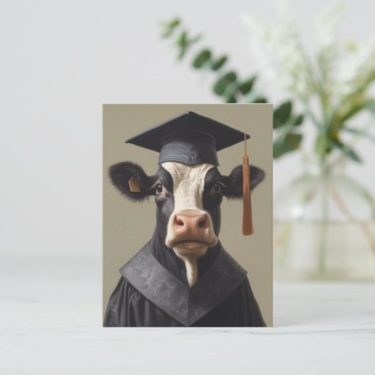 Mutterkuh Postkarte (Stehend Vorderseite)