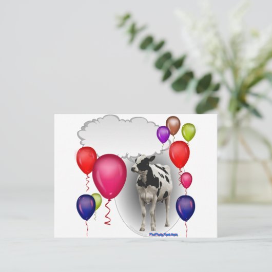 Mutterkuh Postkarte (Stehend Vorderseite)