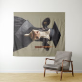 Mutterkuh Wandteppich (Beispiel (Horizontal))