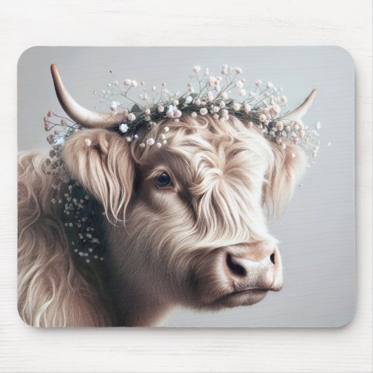 Mutterkühe im Gipskraut Mousepad (Vorne)