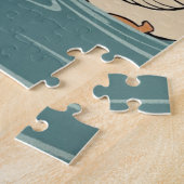 Mutterkühe und Entenlein mit Blume Puzzle (Seite)