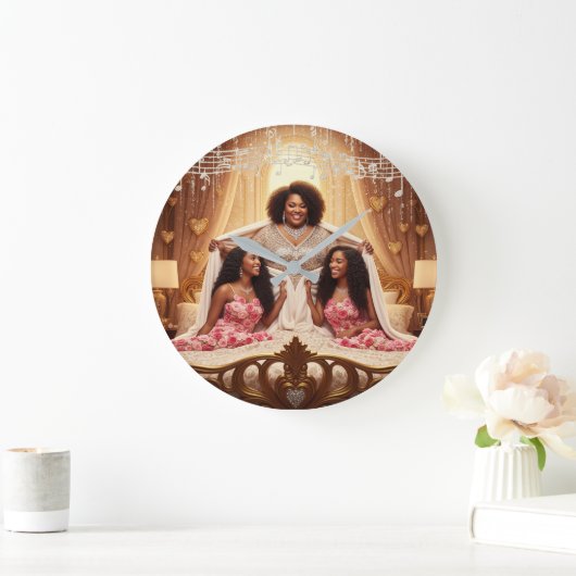 Mutterkummer B Große Wanduhr (Zuhause)