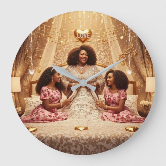 Mutterkummer C Große Wanduhr (Vorderseite)