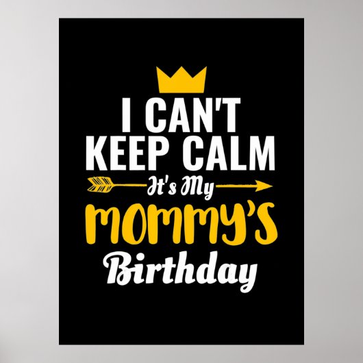 Mutterkunde | Es ist mein Geburtstag. Poster (Vorne)