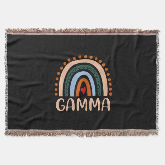Mutterkunde | Gamma Rainbow Grandma Niedliche Gebu Decke (Vorderseite)