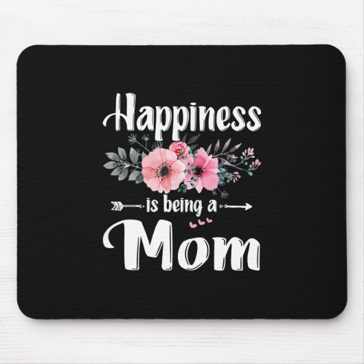 Mutterkunde | Glück ist eine Mama zum Geburtstag Mousepad (Vorne)