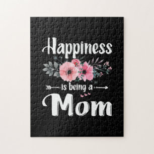 Mutterkunde Glück ist eine Mama zum Geburtstag Puzzle