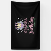 Mutterkunde | Gramma der Geburtstagsprinzessin Wei Banner (Vertikal)