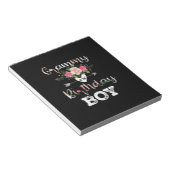 Mutterkunde | Grammy eines Geburtstags Notizblock (angewinkelt)