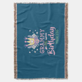 Mutterkunde | Grammy of the Birthday Princess Xmas Decke (Vorderseite Vertikal)