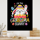 Mutterkunde | Ich bin der Großmutter Bunny Geburts Poster (Küche)