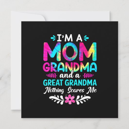 Mutterkunde | Ich bin Mama Großes Oma Geburtstag Einladung (Vorderseite)