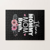 Mutterkunde | Mama Mommy Mama Bruh Floral Birthday Puzzle (Horizontal)