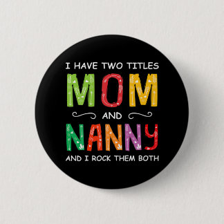 Mutterkunde | Mama und Gruscha I Rock ihnen Geburt Button