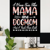 Mutterkunde | Mama und Hund Mama Geburtstag Poster (Heimbüro)