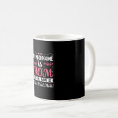 Mutterkunde | Mein Name ist Mama Geburtstag Kaffeetasse (VorderseiteRechts)