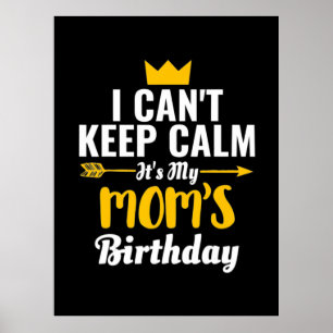 Mutterkunde Meine Mamas zum Geburtstag Poster